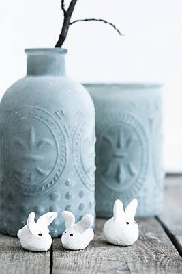 Polymer Clay Bunny Art