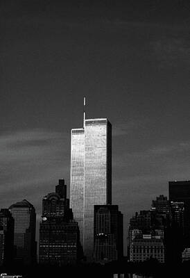 Photograph - Twin Towers #1, 1999 by Chris Hunt