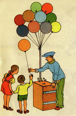 Balloon Vendor Paintings