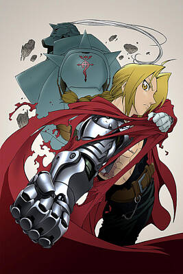 Fullmetal Alchemist Brotherhood #2 Poster by Navid Zen - Fine Art America