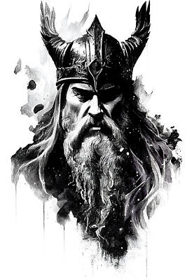 Norse God Original Sketchbook Art -- 8x10 — Anthony Wheeler Art