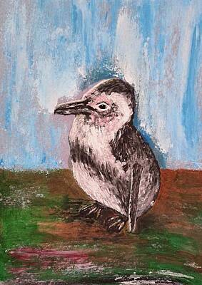 Black Footed Penguin Original Artwork