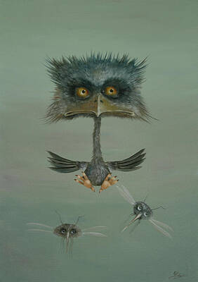  Painting - Bird of Prey by Ed Schaap