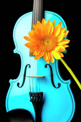 Designs Similar to Blue Violin And Sunflower