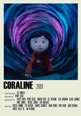 Details about   Coraline Holographic Glitter Prints, Coraline 11" x 17" Art Prints 