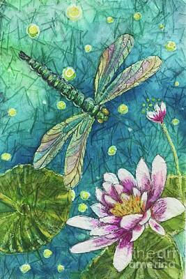  Painting - Dragonfly Dreams Three by Jannett Prusik