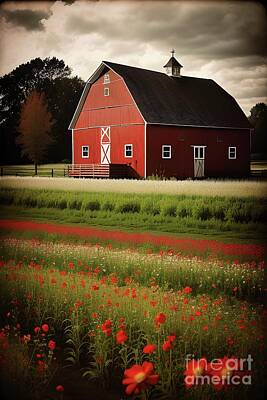 Illinois Farm Land Digital Art