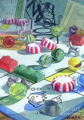 Monopoly Board Game Art