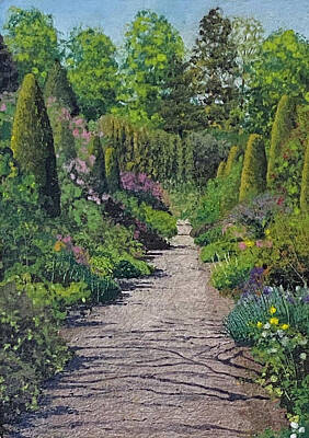  Painting - Hidcote Garden by Meg Black