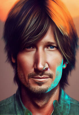  Mixed Media - Keith Urban Collection 1 by Marvin Blaine