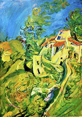 CHAIM SOUTINE ABSTRACT CERET LANDSCAPE ART PRINT POSTER PICTURE HP248 