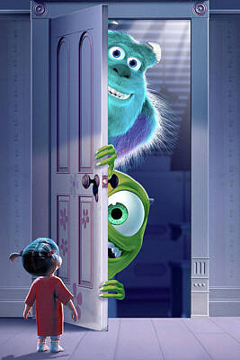 monsters inc  Art Board Print for Sale by mamba store