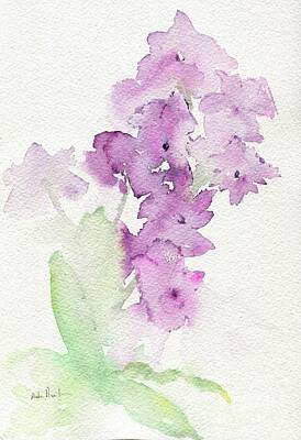  Painting - Moth Orchids by Andrea Rubinstein