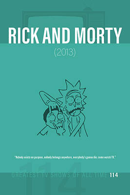 Rick And Morty Art Prints