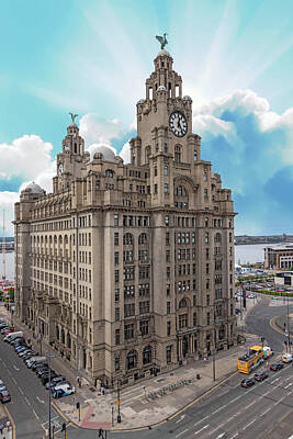  Photograph - Royal Liver Building, Liverpool by David Wood