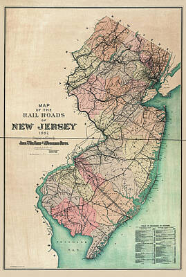 New Jersey Map Photos