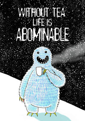 Abominable Snowman Art Prints