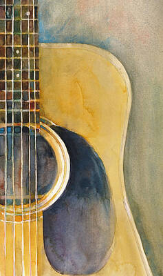 String Guitar Paintings Original Artwork