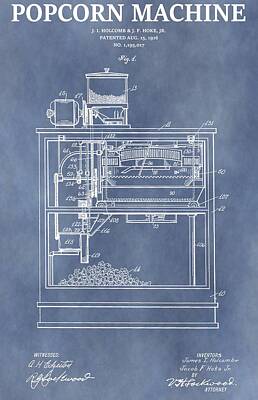 Designs Similar to Vintage Popcorn Machine Patent