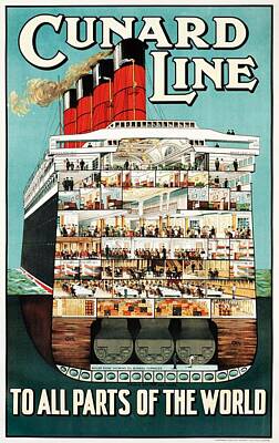 Cunard Line Art