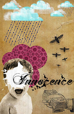 Innocence Mixed Media Art Prints