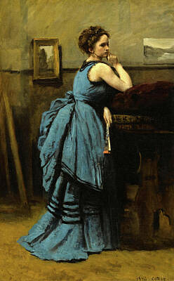 Designs Similar to The Lady in Blue, 1874
