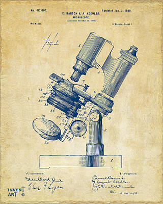 Designs Similar to 1899 Microscope Patent Vintage