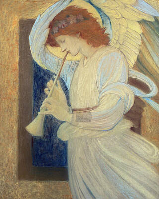 Designs Similar to An Angel Playing a Flageolet