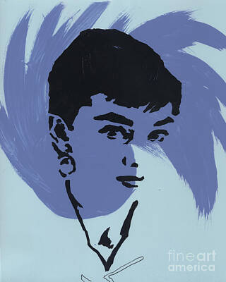 Audrey Hepburn Mixed Media