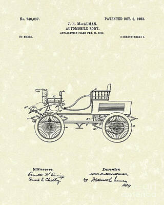 Designs Similar to Auto Body 1903 Patent Art