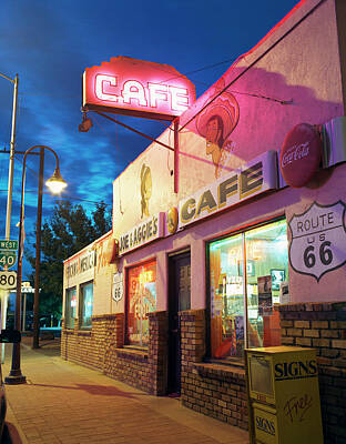 Designs Similar to Diner Along Route 66 At Dusk