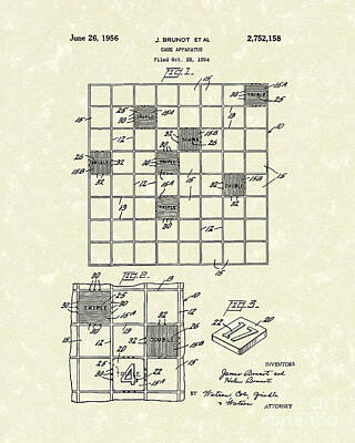 Designs Similar to Game Board 1956 Patent Art