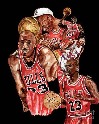 Baskeball Dunks Original Artwork