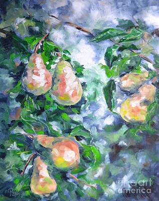Colorfull Pear Paintings