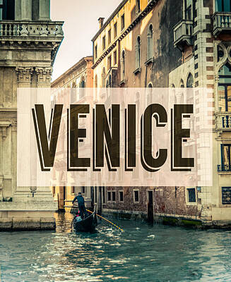 Beautiful Venice Canals Art Prints