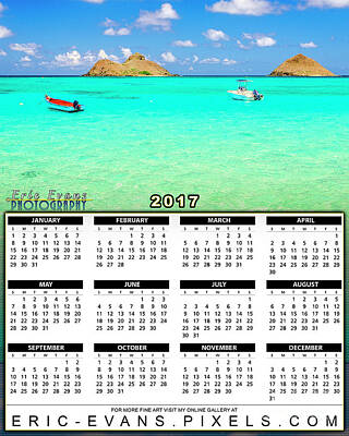 2017 Calendar Lanikai Beach Art Prints