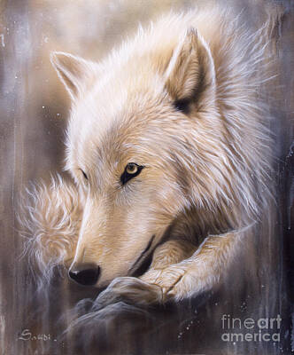 Arctic Wolf Art Prints