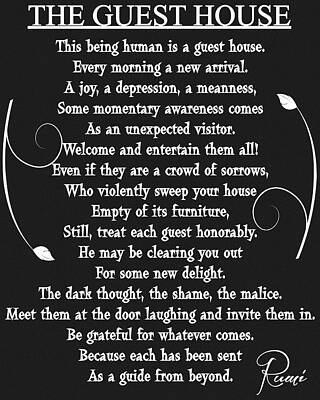 Designs Similar to Guest House Poem Rumi