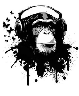 Chimpanzee Digital Art