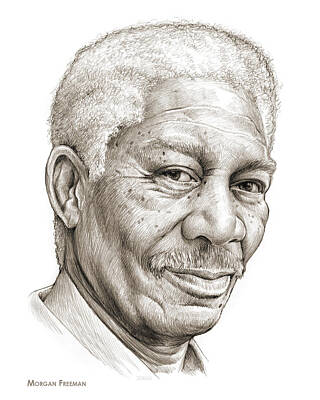 Morgan Freeman Drawings