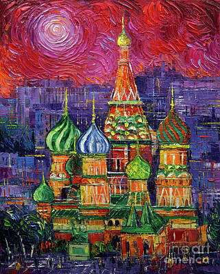 Moscow Skyline Original Artwork