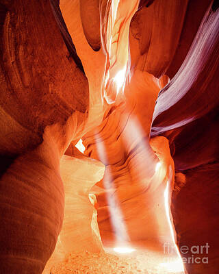  Photograph - Mystical Antelope Canyon by Heyengel