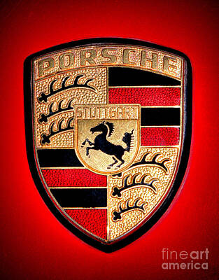 Porsche Badge Art