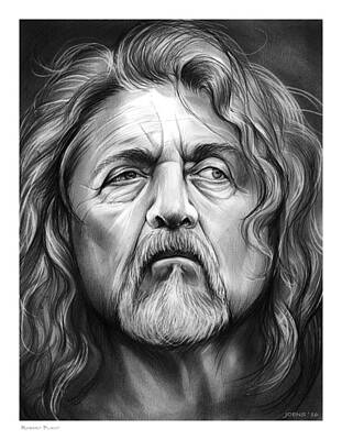 Robert Plant Drawings Original Artwork