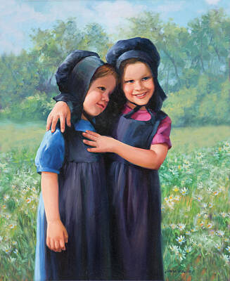 Amish Community Original Artwork