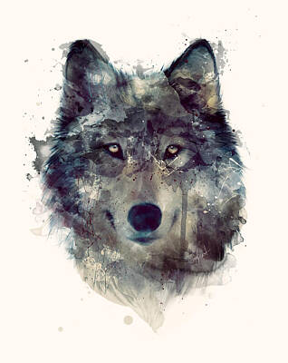 Wolf Portrait Paintings