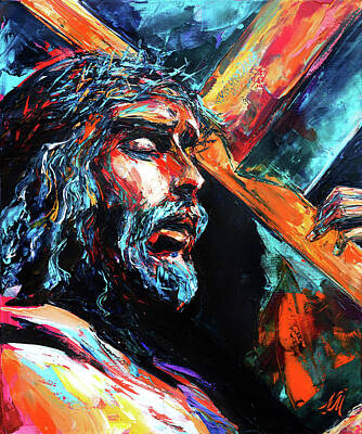 Jesus Carrying Cross Paintings