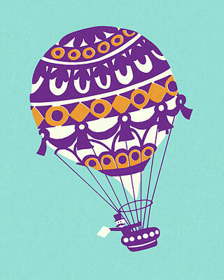 Hot Air Balloon Drawings