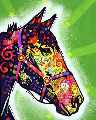 Horses Mixed Media Art Prints