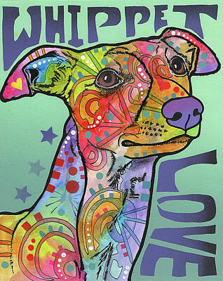 Details about   whippet DOG ART PRINT abstract folk pop ART JSCHMETZ 13x19 coffee art 